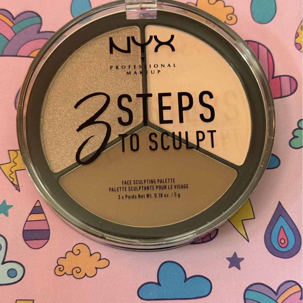 NYX Gold and Cream Bronzer & Contour Palette New